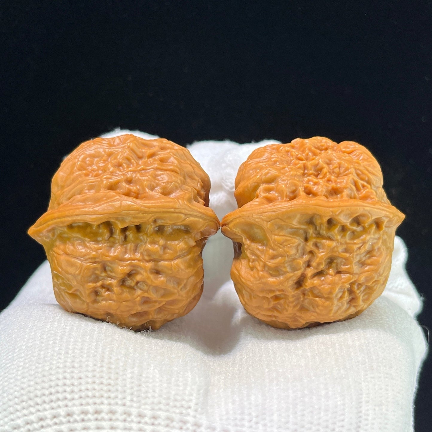 The "Imperial Red Seal" (Hong Fang Yin) Premium Miniature Ingot Pair | 34.0mm x 37.0mm | Compact Shou Nian Format | HFY-1001 - ThePatinaProject