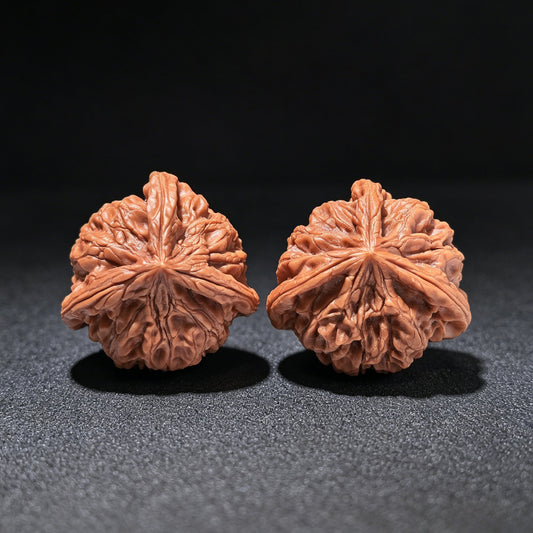 The "Imperial Seal" (Yu Xi) Symmetrical Three-Edge Pair | Collector Grade | 38.0mm x 39.0mm | YSSN-1201E - ThePatinaProject
