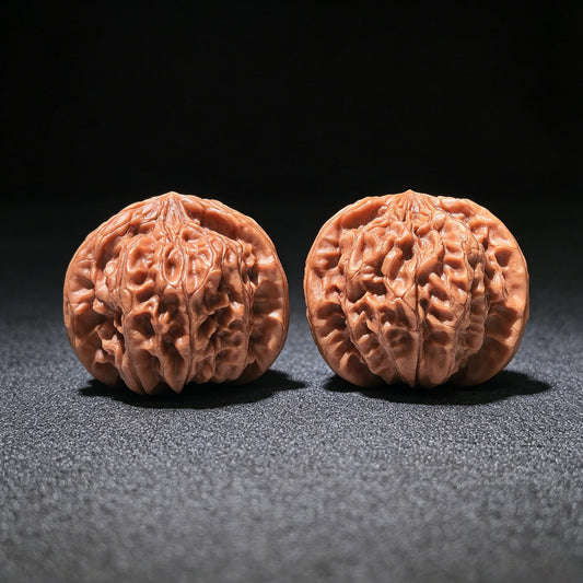 The "Imperial Seal" (Yu Xi) Symmetrical Three-Edge Pair | Collector Grade | 38.0mm x 39.0mm | YSSN-1201E - ThePatinaProject