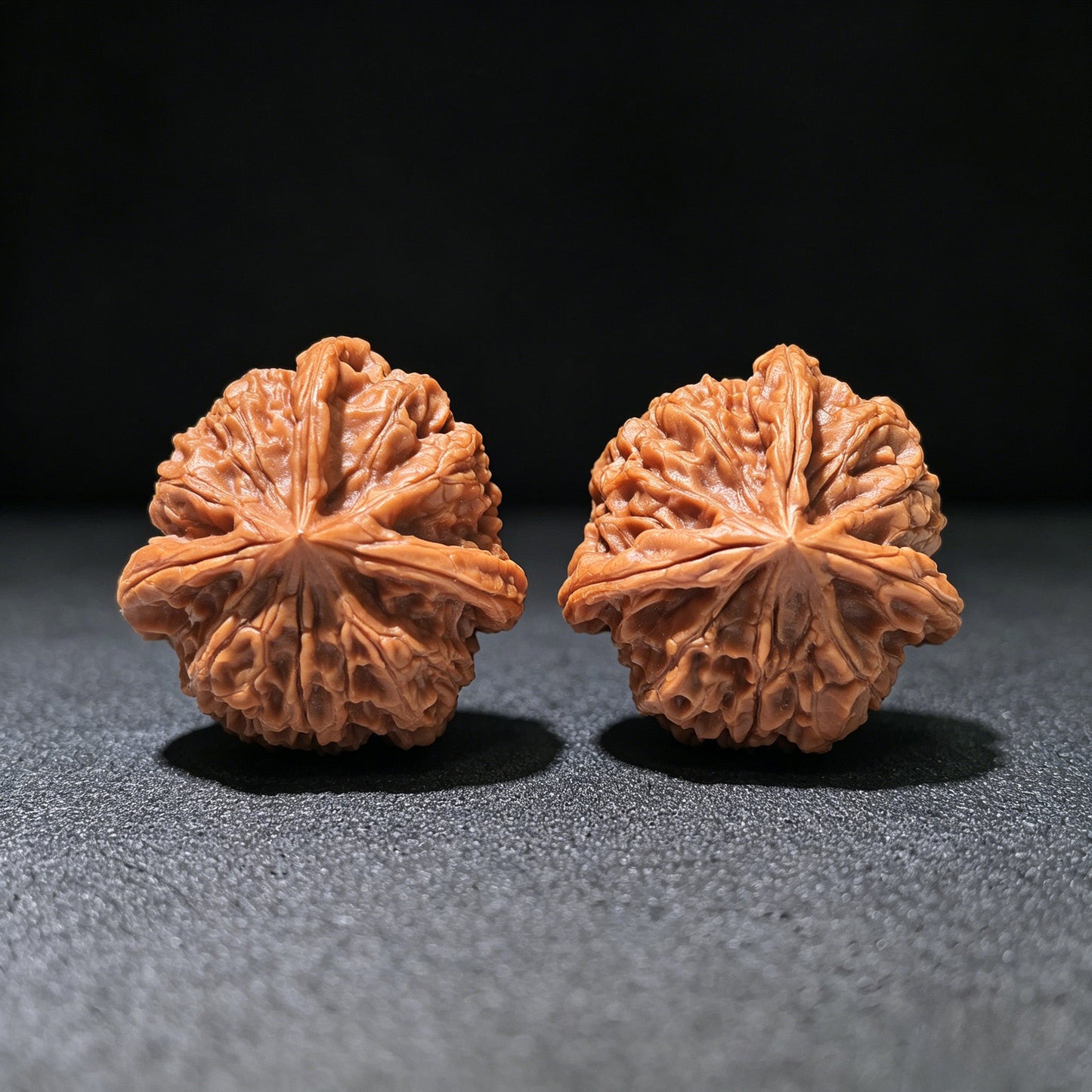 The "Imperial Seal" (Yu Xi) Trident Three-Ridge Pair | 37.0mm x 38.0mm | YSSN-1203E - ThePatinaProject