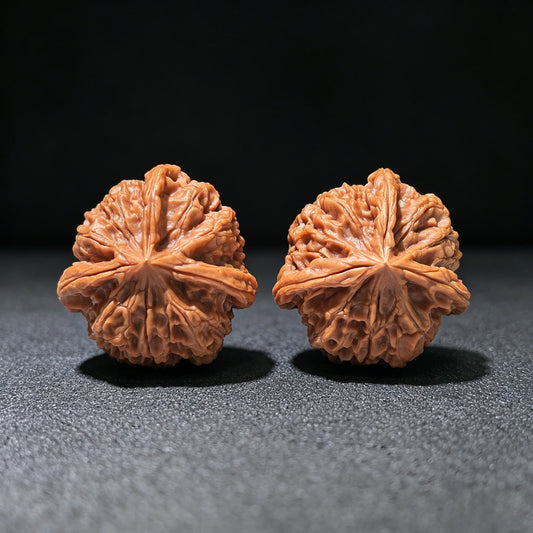 The "Imperial Seal" (Yu Xi) Trident Three-Ridge Pair | 37.0mm x 38.0mm | YSSN-1203E - ThePatinaProject