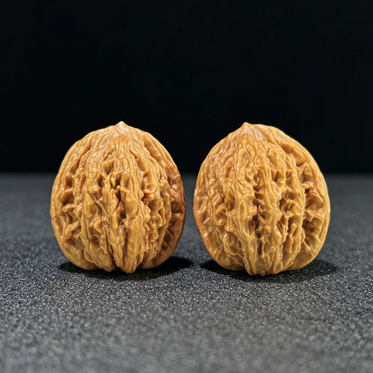 The "Imperial Wheat Ear" (Mai Sui Hu Tou) Premium Balanced Pair | 41.0mm x 40.0mm | MSHT-1001 - ThePatinaProject