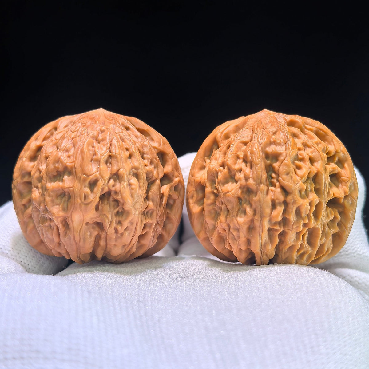 The "Iron Hammer" (Tie Chui) Plump High-Posture Boutique Pair | 39.0mm x 38.0mm | TC-1201C - ThePatinaProject