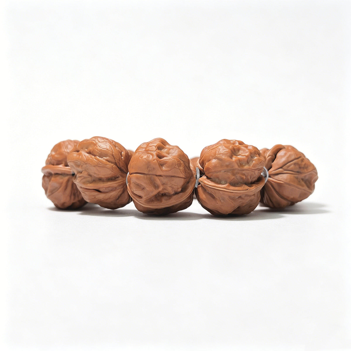 The "Jade Toad" (Yu Chan) 11-Bead Walnut Bracelet | 29.0mm x 34.0mm | YCSC-901 - ThePatinaProject