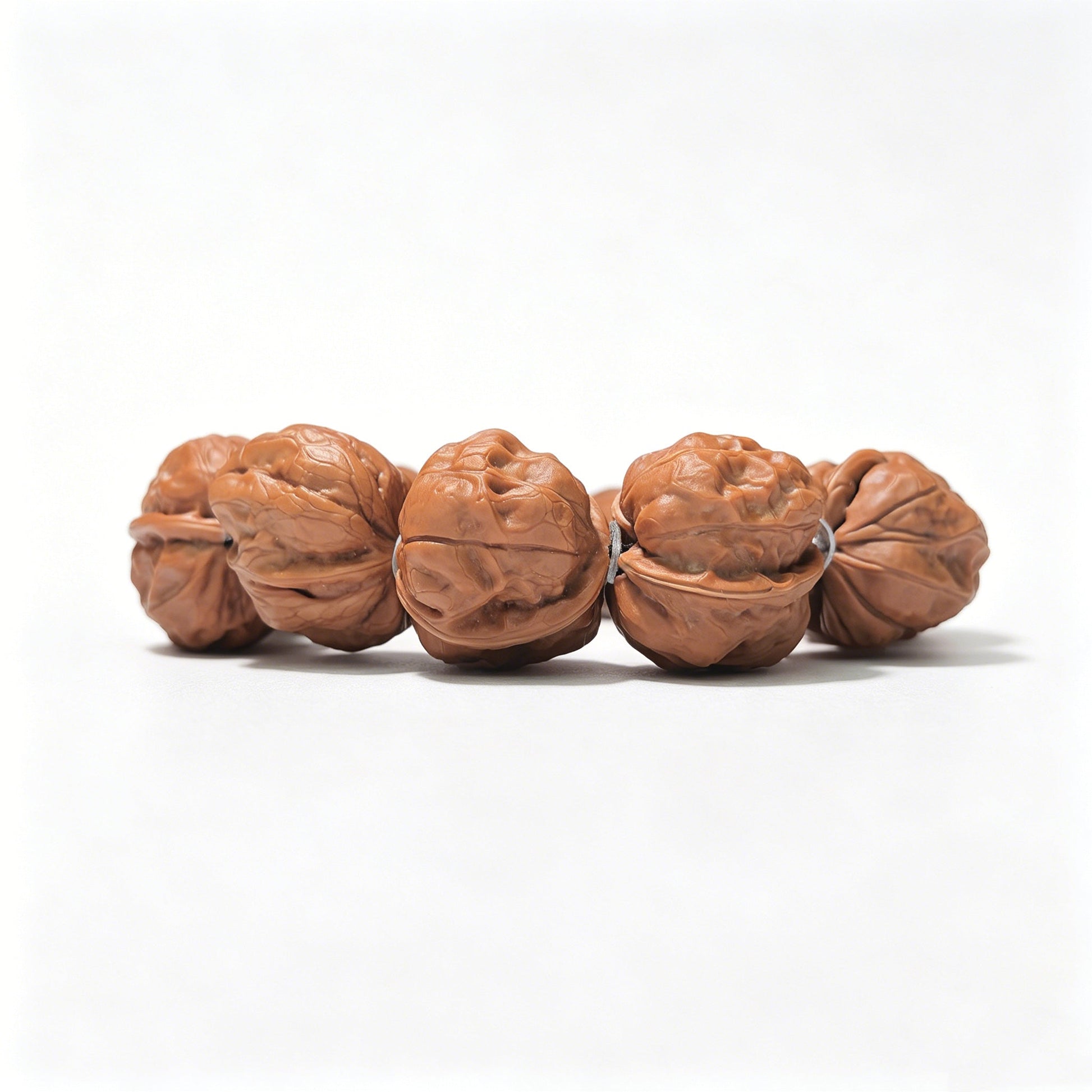 The "Jade Toad" (Yu Chan) 11-Bead Walnut Bracelet | 29.0mm x 34.0mm | YCSC-901 - ThePatinaProject