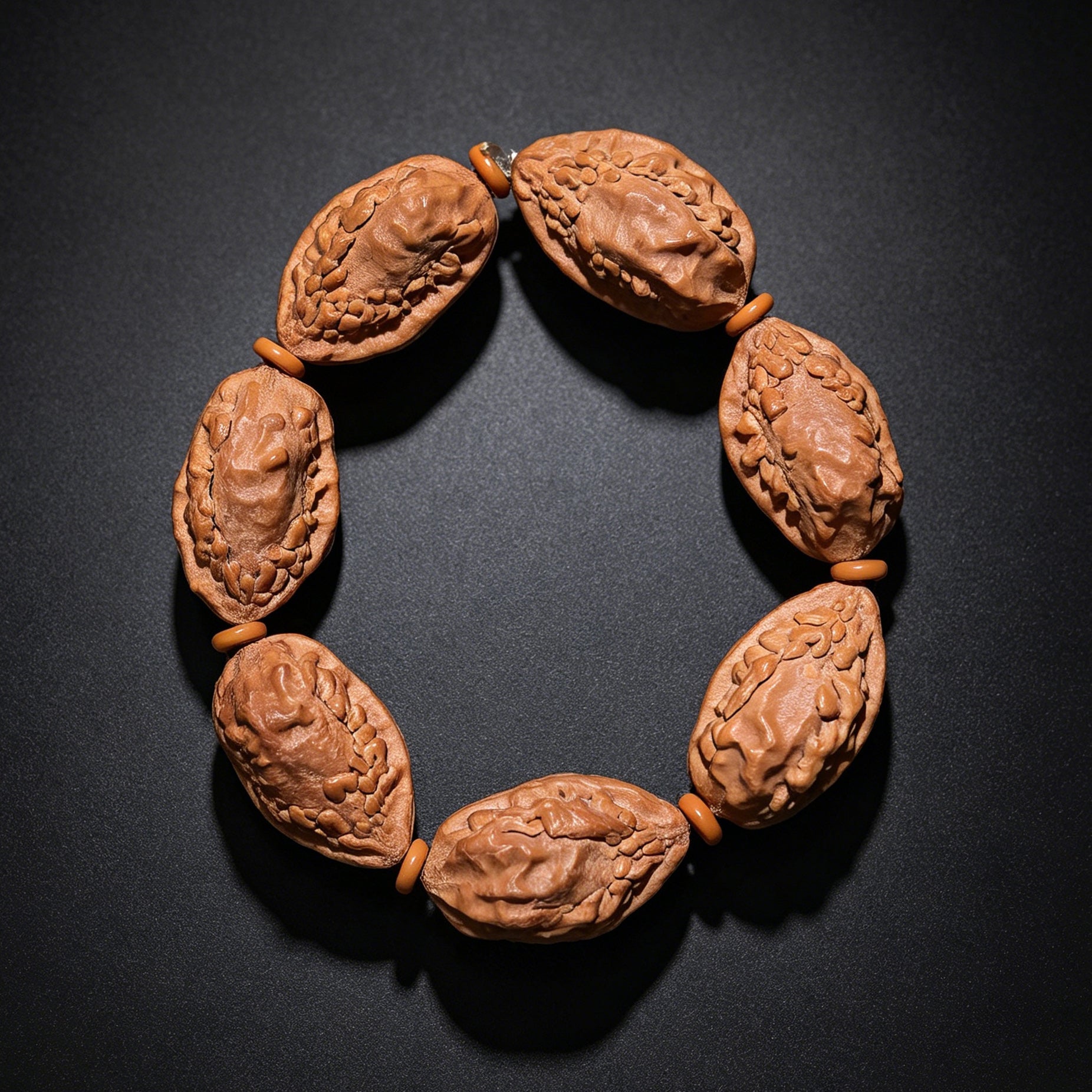 The "Kirin Horn" (Qi Lin Jiao) Rare Mutation Artisan Bracelet | 7-Piece Set | 17.0mm range | QLJSC-1201E - ThePatinaProject