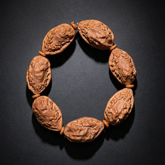 The "Kirin Horn" (Qi Lin Jiao) Rare Mutation Artisan Bracelet | 7-Piece Set | 17.0mm range | QLJSC-1201E - ThePatinaProject