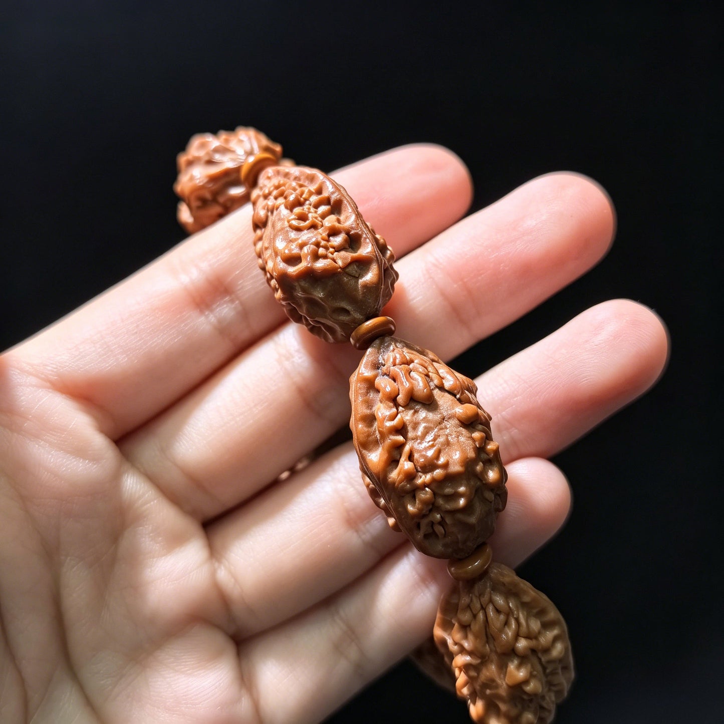 The "Kirin Horn" (Qi Lin Jiao) Rare Mutation Artisan Bracelet | 7-Piece Set | 17.0mm range | QLJSC-1201E - ThePatinaProject