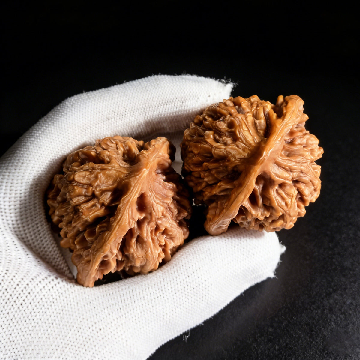 The "Large Official's Hat" (Da Guan Mao) Pair | 45.0mm x 40.0mm | DGMAZ-301 - ThePatinaProject