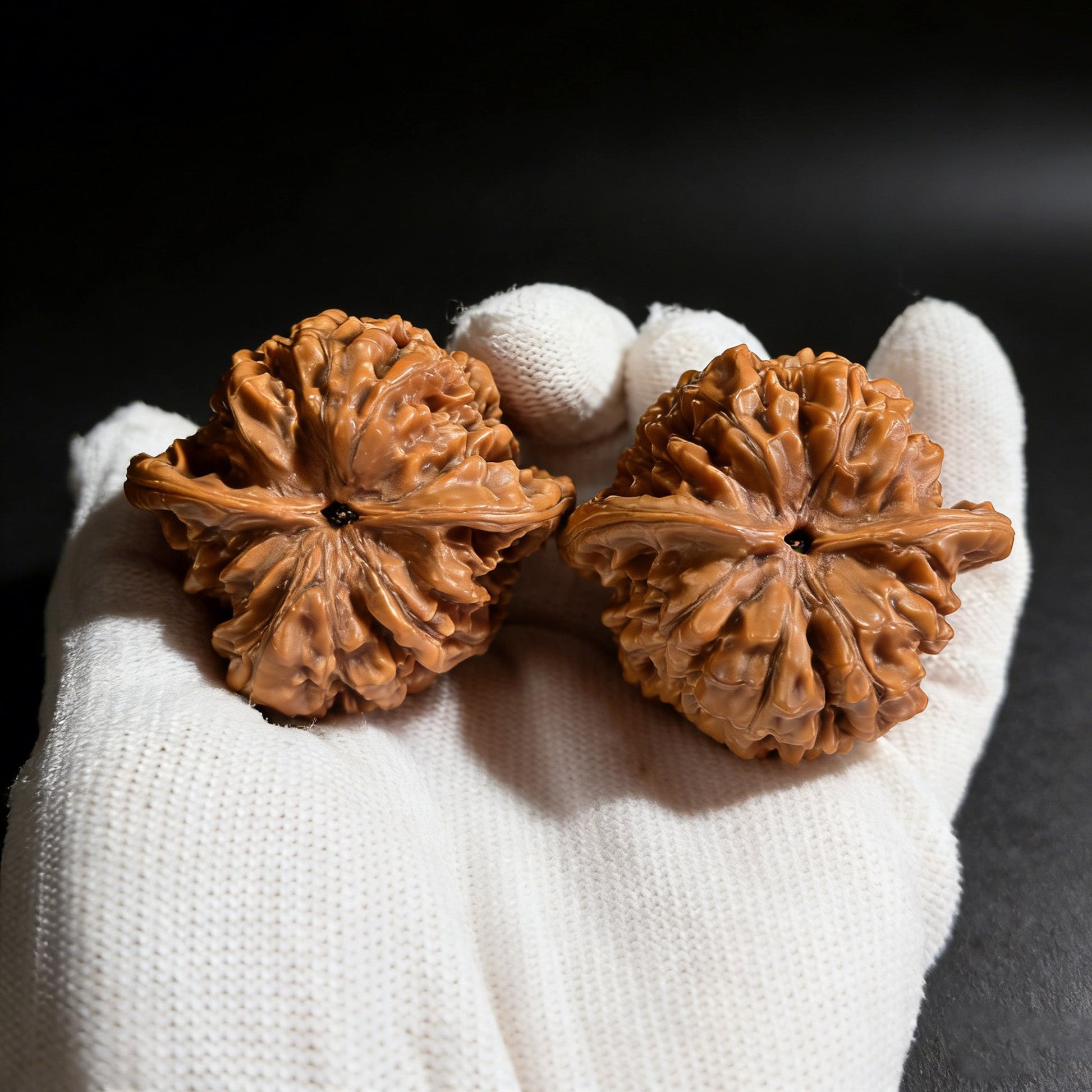 The "Large Official's Hat" (Da Guan Mao) Pair | 45.0mm x 40.0mm | DGMAZ-301 - ThePatinaProject