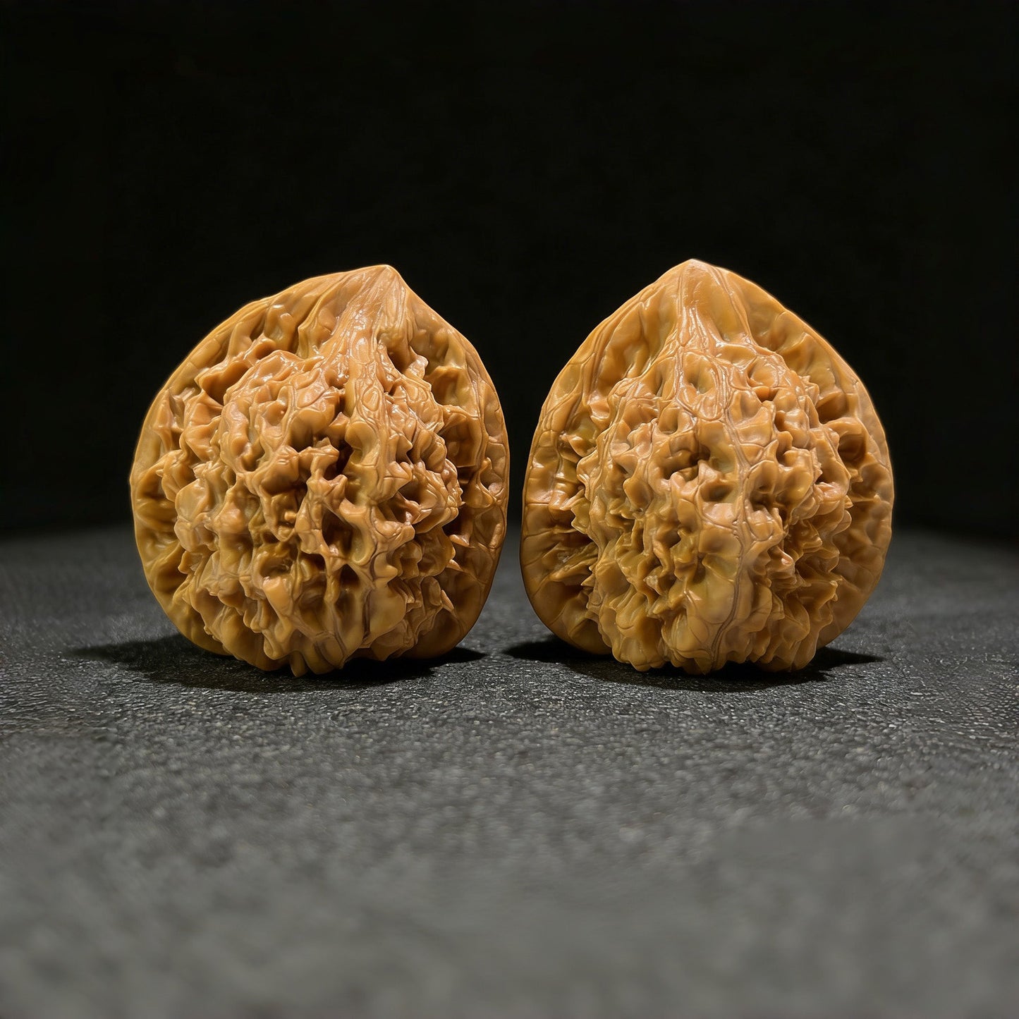 The "Large Official's Hat" (Da Guan Mao) Pair | 46.0mm x 42.0mm | DGM-512 - ThePatinaProject