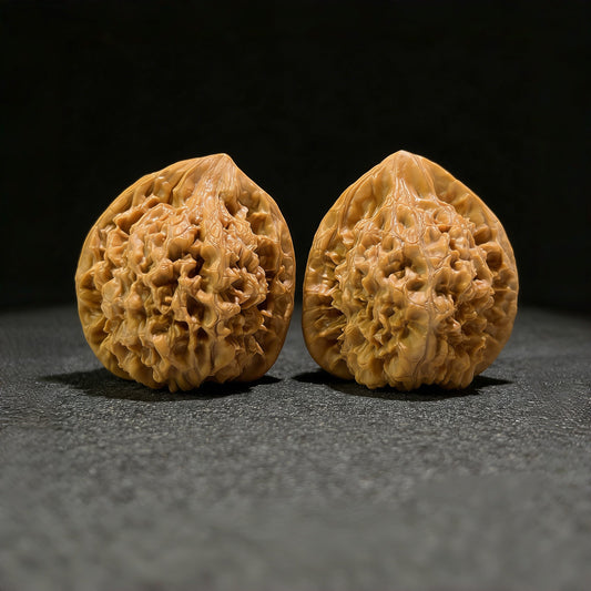 The "Large Official's Hat" (Da Guan Mao) Pair | 46.0mm x 42.0mm | DGM-512 - ThePatinaProject