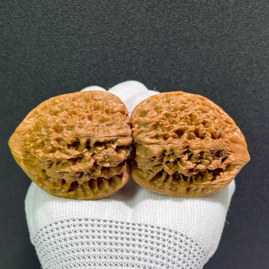 The "Large Official's Hat" (Da Guan Mao) Pair | 46.0mm x 42.0mm | DGM-512 - ThePatinaProject