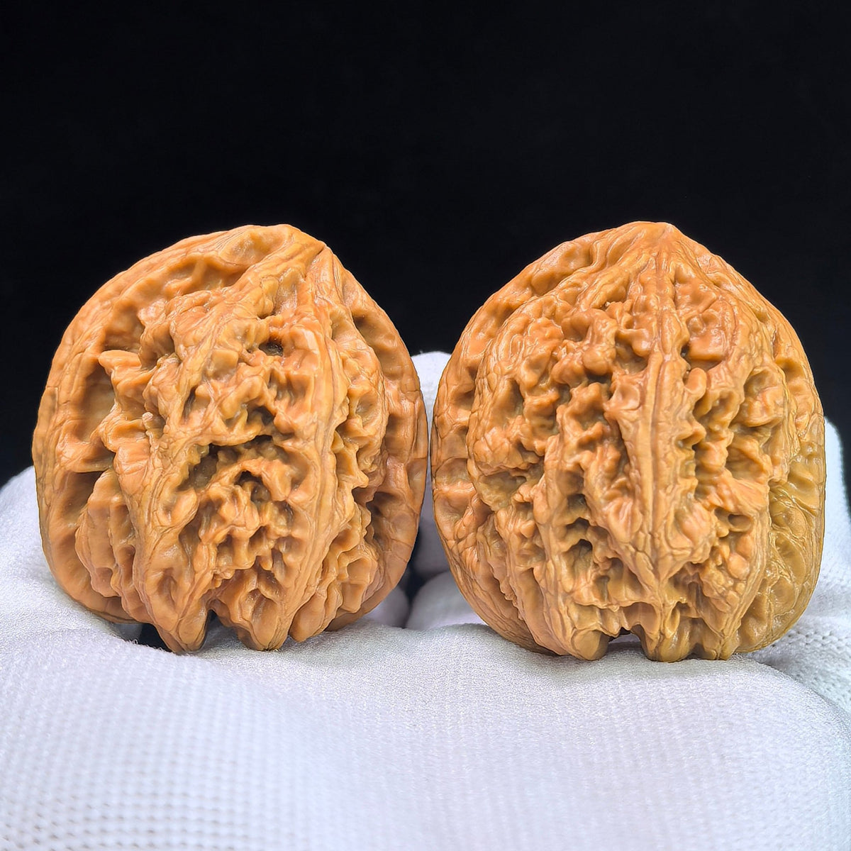 The "Large Thick Ridge" (Da Cu Jin) Pair | 40.0mm x 41.0mm | CJ-402 - ThePatinaProject