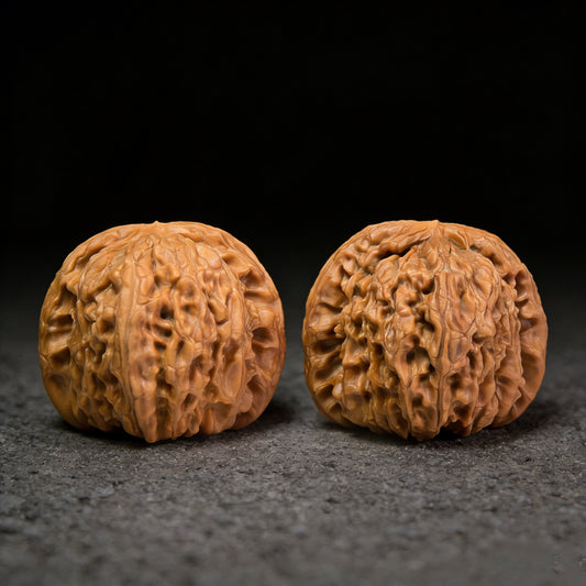The "Lion Head" (Shi Zi Tou) Pair | Boutique Grade | 39.0mm x 38.0mm | SZT-401C - ThePatinaProject