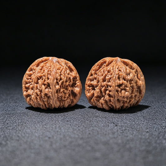 The "Little Pumpkin" (Xiao Nan Gua) Matched Pair | 40.0mm x 37.0mm | NGD-1202C - ThePatinaProject
