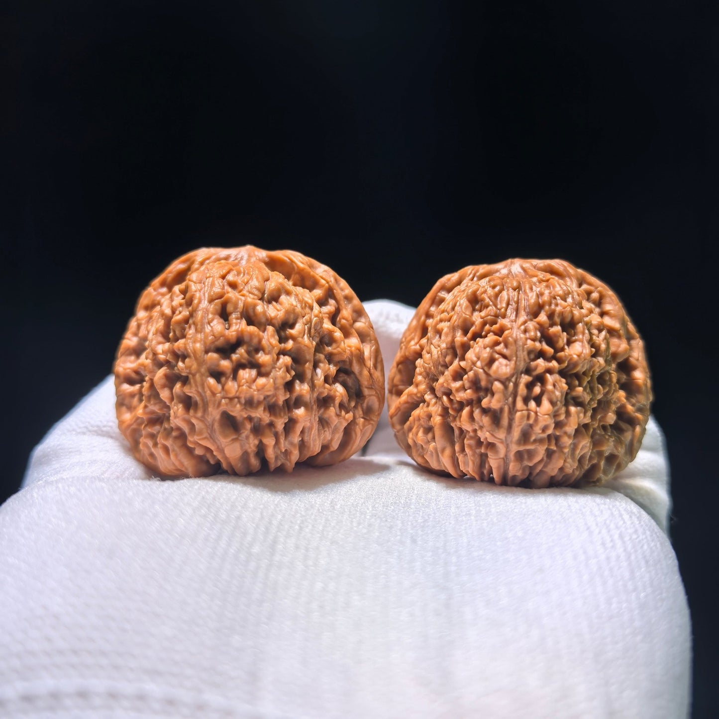 The "Little Pumpkin" (Xiao Nan Gua) Matched Pair | 40.0mm x 37.0mm | NGD-1202C - ThePatinaProject