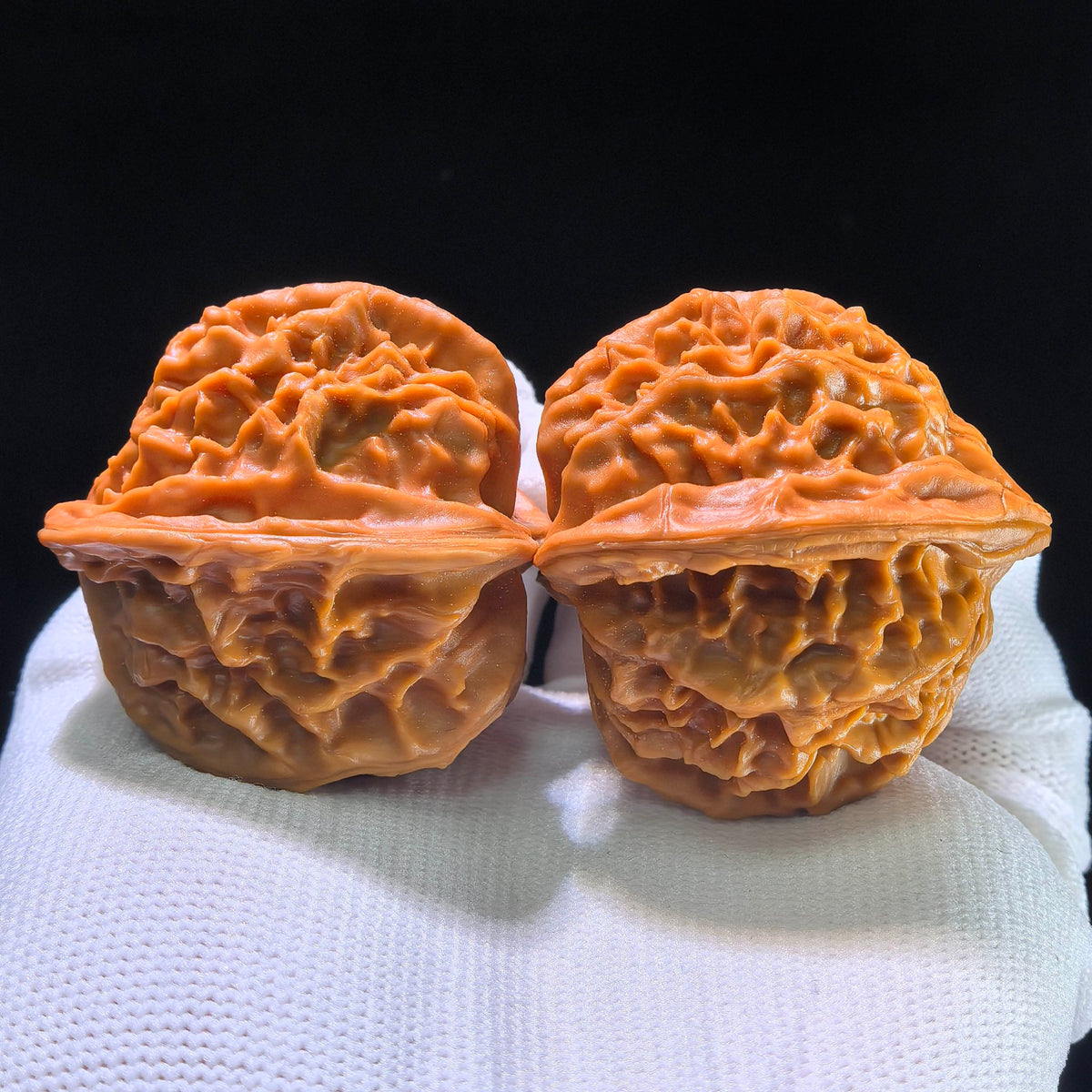 The "Lord Er-Ye's Hat" (Tian Di Er Ye Mao) Grand Boutique Pair | 46.0mm x 44.0mm | TDEYM-1202C - ThePatinaProject