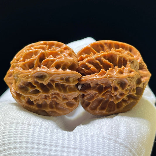 The "Master Cao's Dragon" (Cao Da Long) Deep-Belly Compact Pair | 35.0mm x 36.0mm | CDL-1102 - ThePatinaProject
