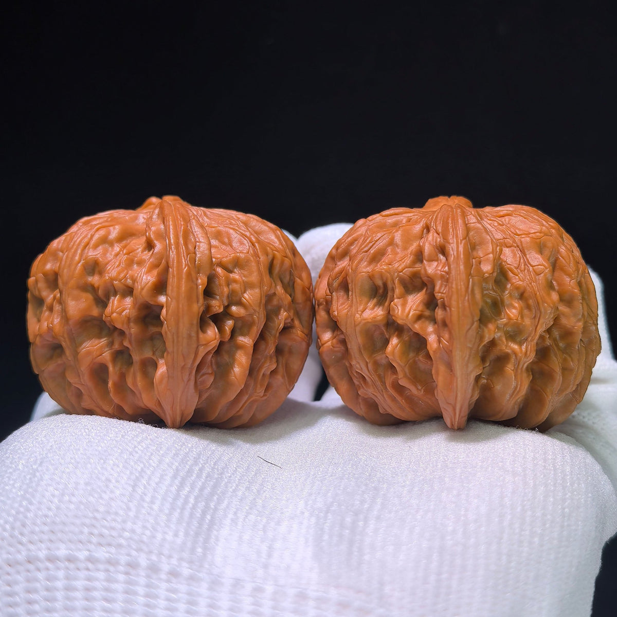 The "Millstone" (Mo Pan Lion Head) Perfectly Balanced Boutique Pair | 45.0mm x 43.0mm | MP-1206C - ThePatinaProject