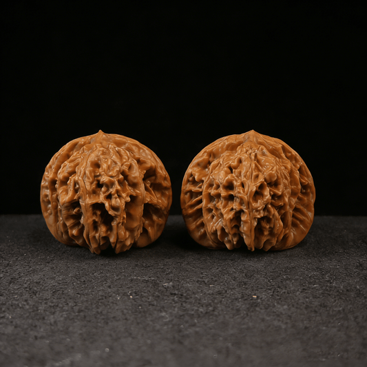 The "Mist Cloud Ridge" (Xia Yun Ling) – 41mm Heritage Lion Head Pair | XYL-34 (Actual Item Pictured) - ThePatinaProject