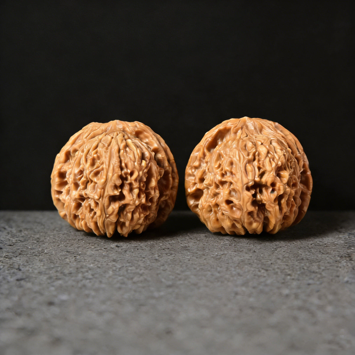 The "Nan Jiang Shi" Lion Head Pair | 43.0mm x 42.0mm | NJS-501 - ThePatinaProject