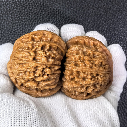 The "Nan Jiang Stone" (Nan Jiang Shi) Pair | 45.0mm x 41.0mm | NJS-505 - ThePatinaProject