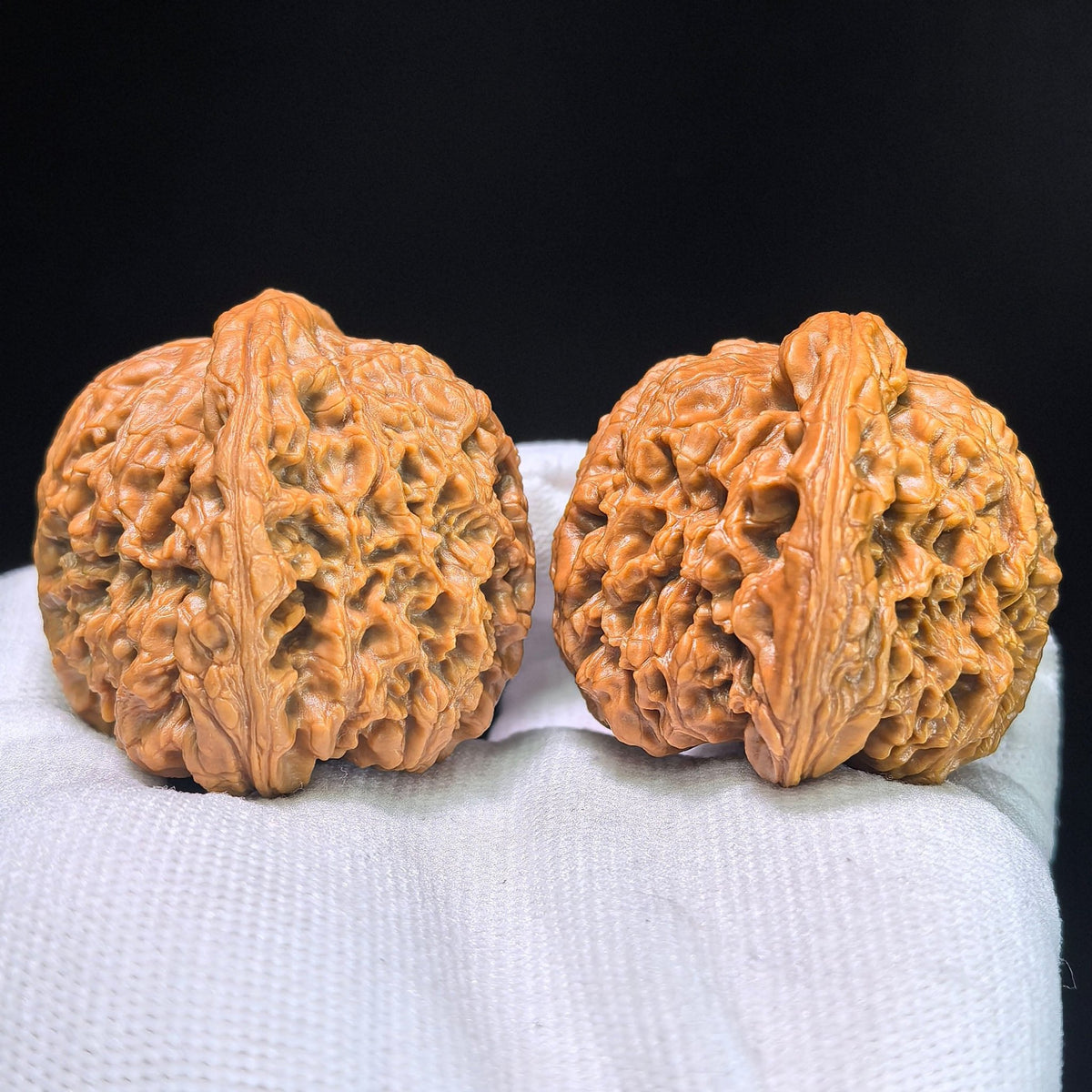 The "Nanjiang King" (Zhu Lu Nan Jiang Wang) Museum-Grade Giant Deep-Belly Pair | 48.0mm x 43.0mm | 100% Pristine & Unrepaired | NJS-1351C - ThePatinaProject