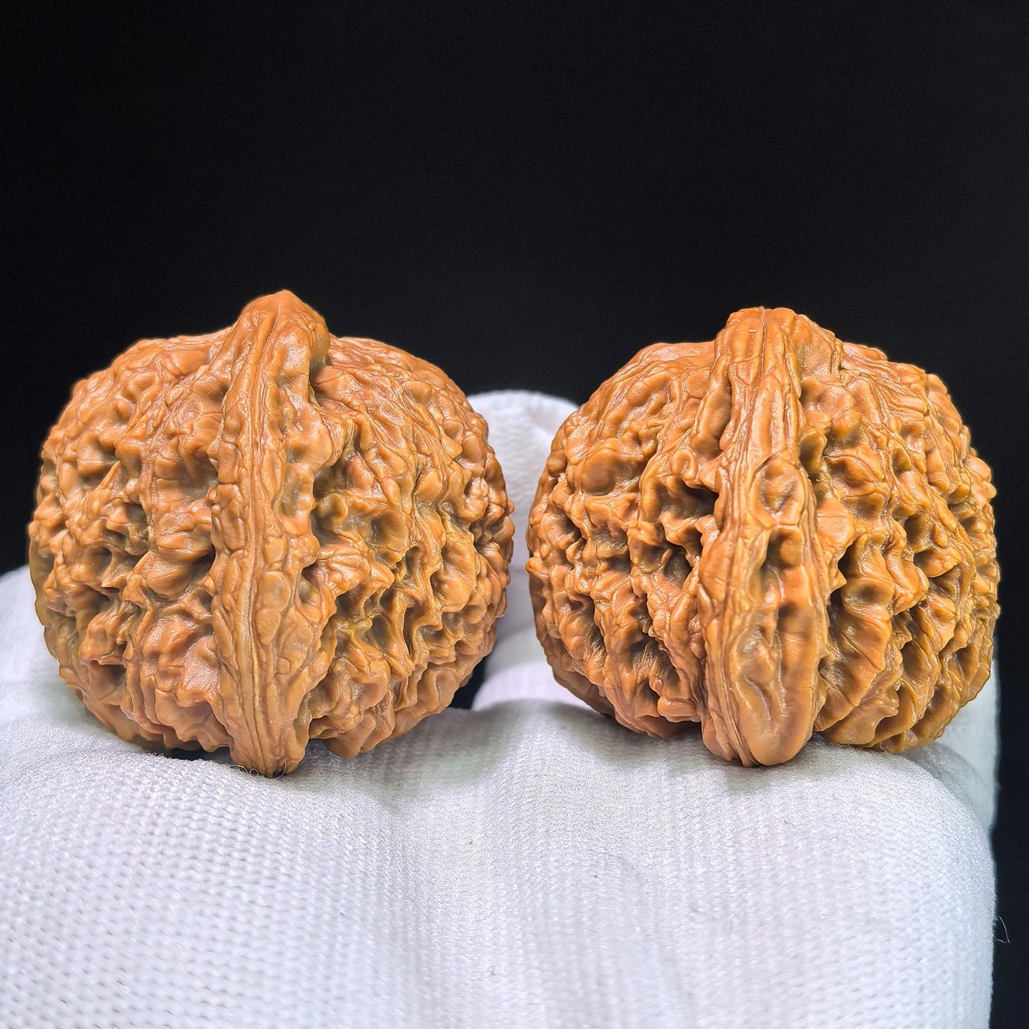 The "Nanjiang King" (Zhu Lu Nan Jiang Wang) Museum-Grade Giant Deep-Belly Pair | 48.0mm x 43.0mm | 100% Pristine & Unrepaired | NJS-1351C - ThePatinaProject