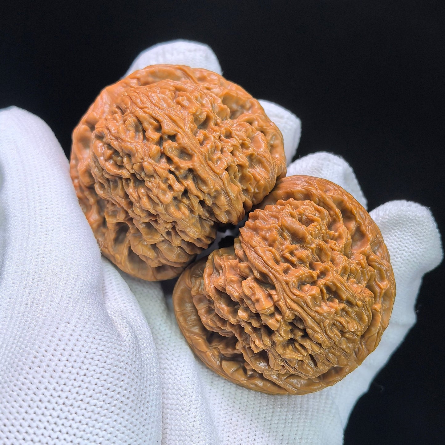 The "Nanjiang King" (Zhu Lu Nan Jiang Wang) Museum-Grade Giant Deep-Belly Pair | 48.0mm x 43.0mm | 100% Pristine & Unrepaired | NJS-1351C - ThePatinaProject