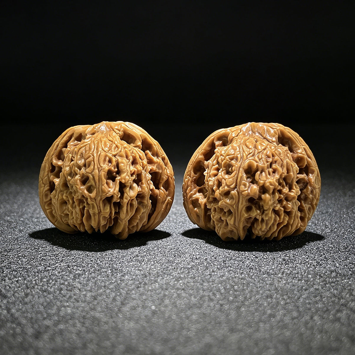 The "Nanjiang Stone" (Nan Jiang Shi) Balanced Giant Pair | 40.0mm x 39.0mm | NJS-901 - ThePatinaProject