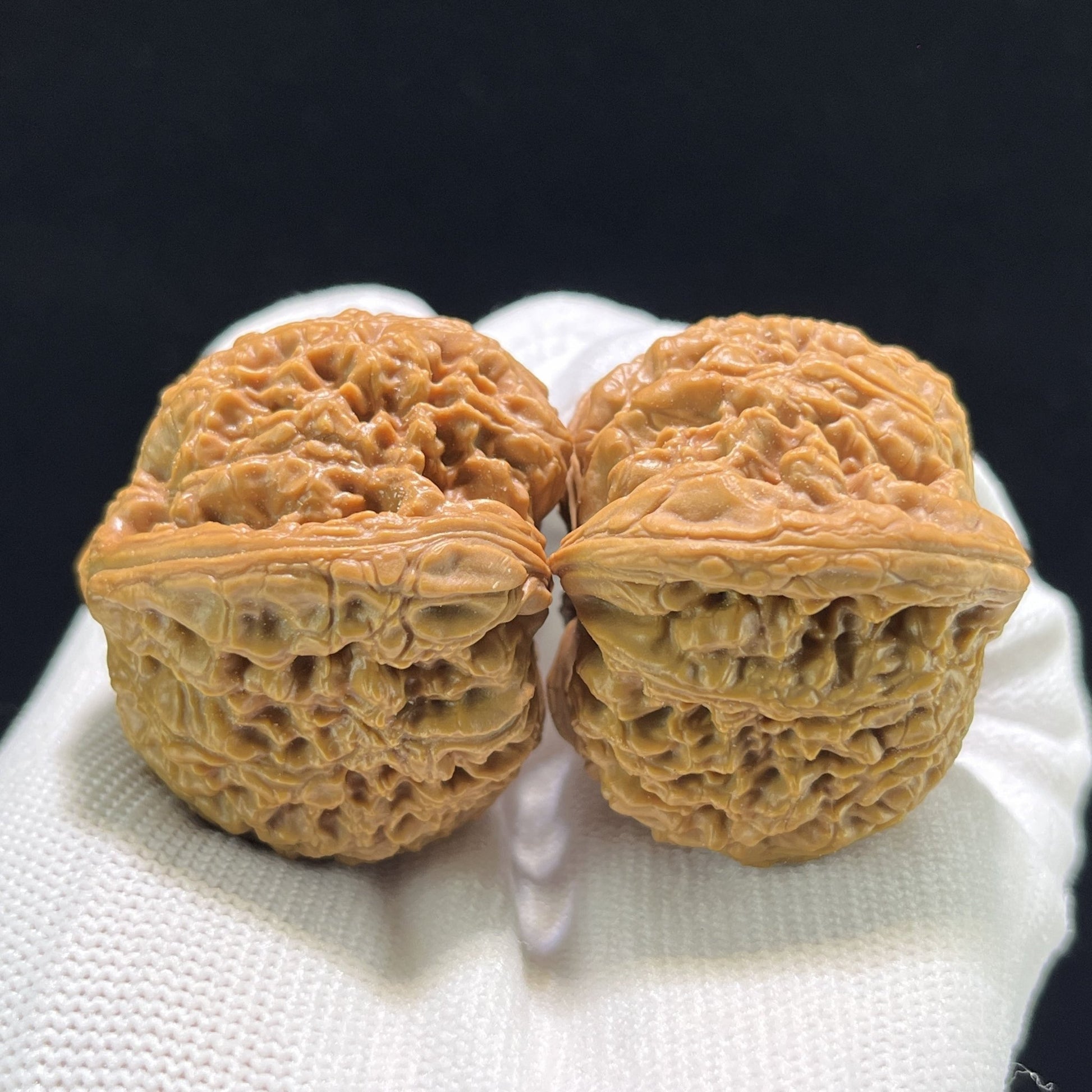 The "Nanjiang Stone" (Nan Jiang Shi) Balanced Giant Pair | 40.0mm x 39.0mm | NJS-901 - ThePatinaProject