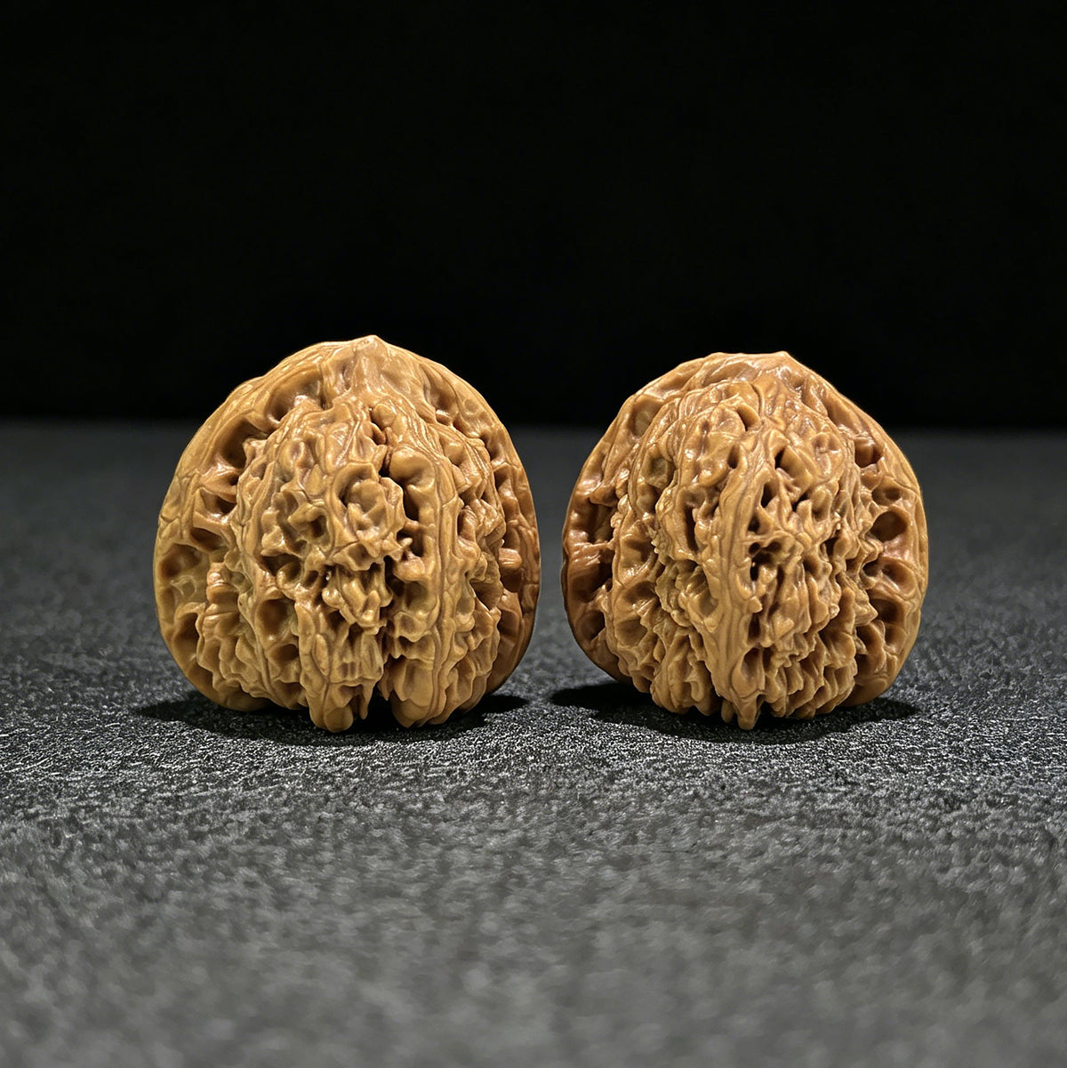 The "Nanjiang Stone" (Nan Jiang Shi) Full-Bellied EDC Pair | 35.0mm x 36.0mm | NJS-902 - ThePatinaProject