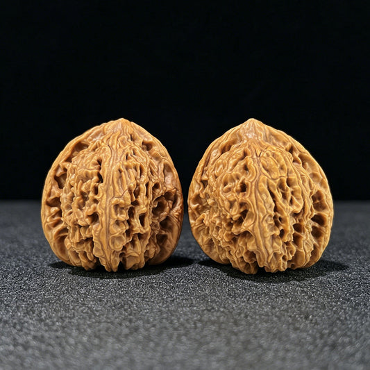 The "Nanjiang Stone" (Nan Jiang Shi) Premium Hand-Matched Pair | 40.0mm x 40.0mm | 1:1 Perfect Isometric Match | NJS-1004 - ThePatinaProject