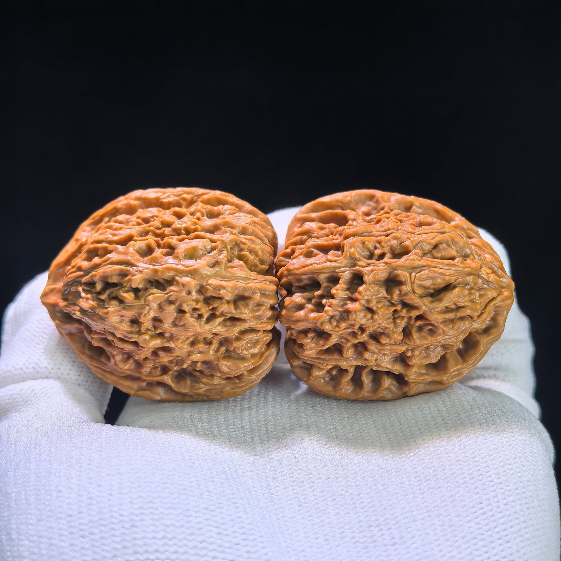 The "Nanjiang Stone" (NJS) Triangular Concave-Base Pair | 37.0mm x 37.0mm | NJS-1202C - ThePatinaProject