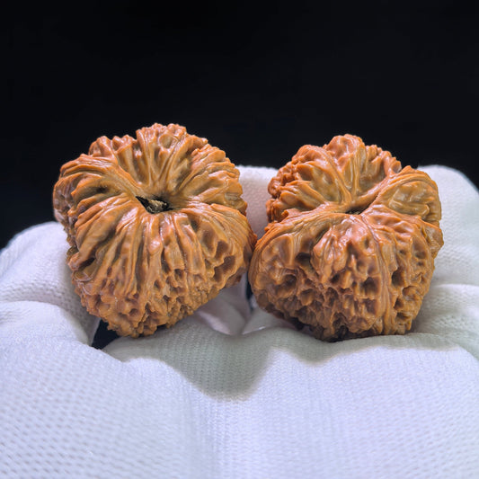 The "Nanjiang Stone" (NJS) Triangular Concave-Base Pair | 37.0mm x 37.0mm | NJS-1202C - ThePatinaProject
