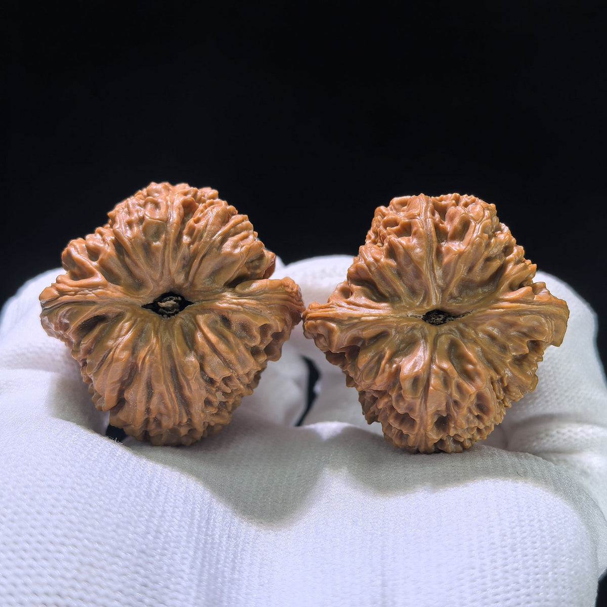 The "Nanjiang Stone" (NJS) Triangular Concave-Base Pair | 37.0mm x 37.0mm | NJS-1202C - ThePatinaProject