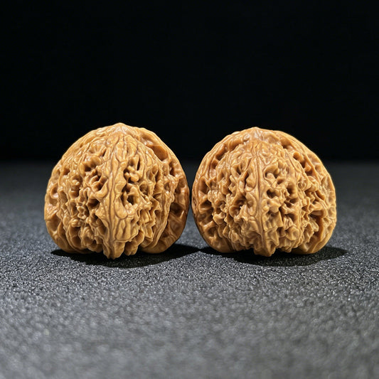 The "Nanjiangshi" (NJS) Classic Flat-Base Deep-Belly Pair | 40.0mm x 38.0mm | NJS-813 - ThePatinaProject