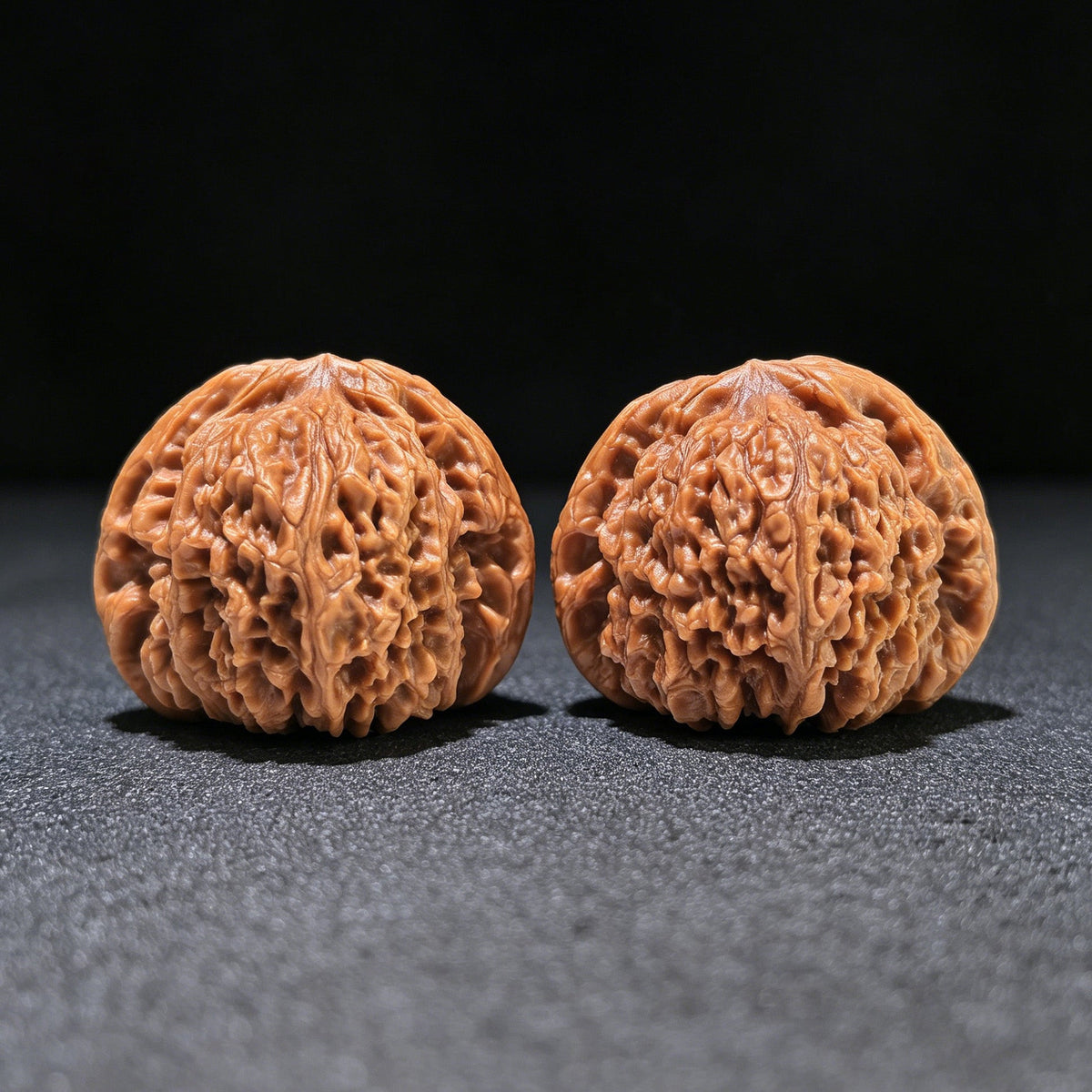 The "Nanjiangstone Concave Base" Perfectly Symmetrical Heirloom Pair | 43.0mm x 41.0mm | NJS-1010 - ThePatinaProject