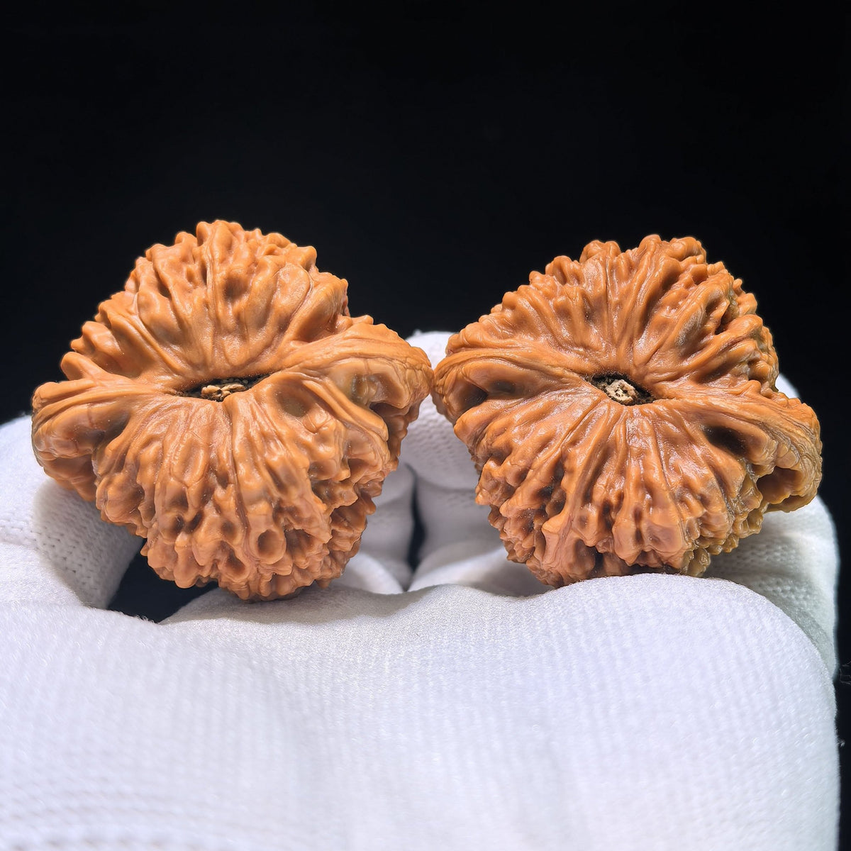 The "Nanjiangstone Concave Base" Perfectly Symmetrical Heirloom Pair | 43.0mm x 41.0mm | NJS-1010 - ThePatinaProject