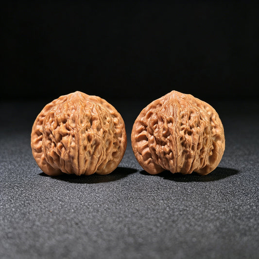 The "Noble Hat" (Gong Zi Mao) Boutique Aristocratic Pair | 43.0mm x 48.0mm | GZM-1202C - ThePatinaProject