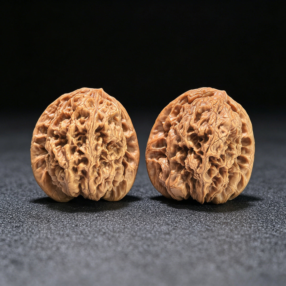 The "North China General's Shoulders" (Hua Bei Jiang Jun Pang) Pair | 43.0mm x 40.0mm | HBJJB-401 - ThePatinaProject
