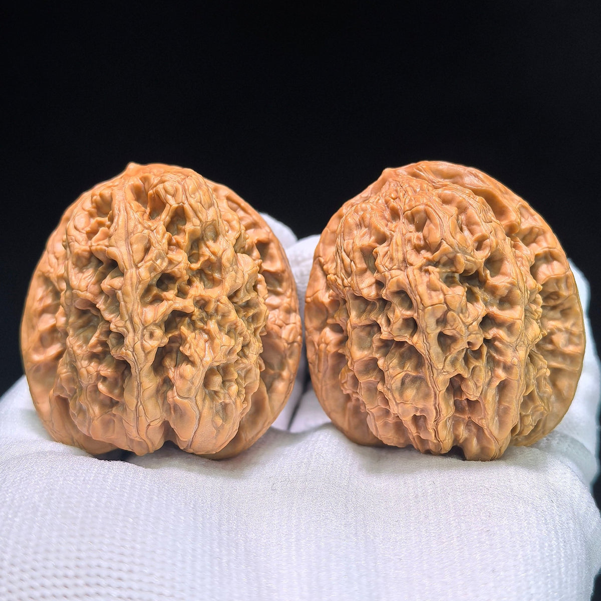 The "North China General's Shoulders" (Hua Bei Jiang Jun Pang) Pair | 43.0mm x 40.0mm | HBJJB-401 - ThePatinaProject