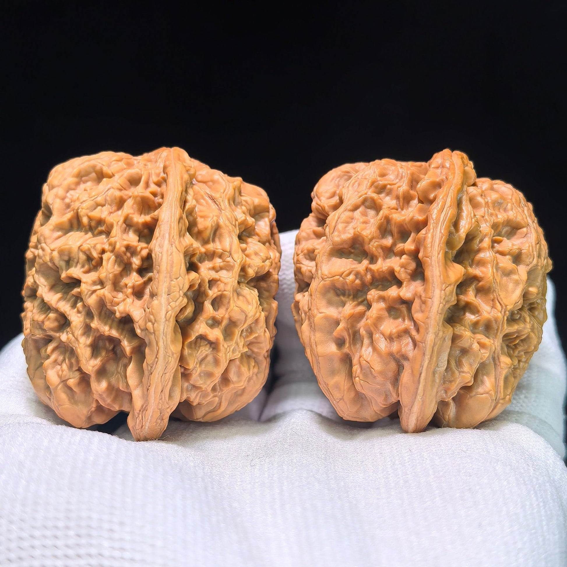 The "North China General's Shoulders" (Hua Bei Jiang Jun Pang) Pair | 43.0mm x 40.0mm | HBJJB-401 - ThePatinaProject