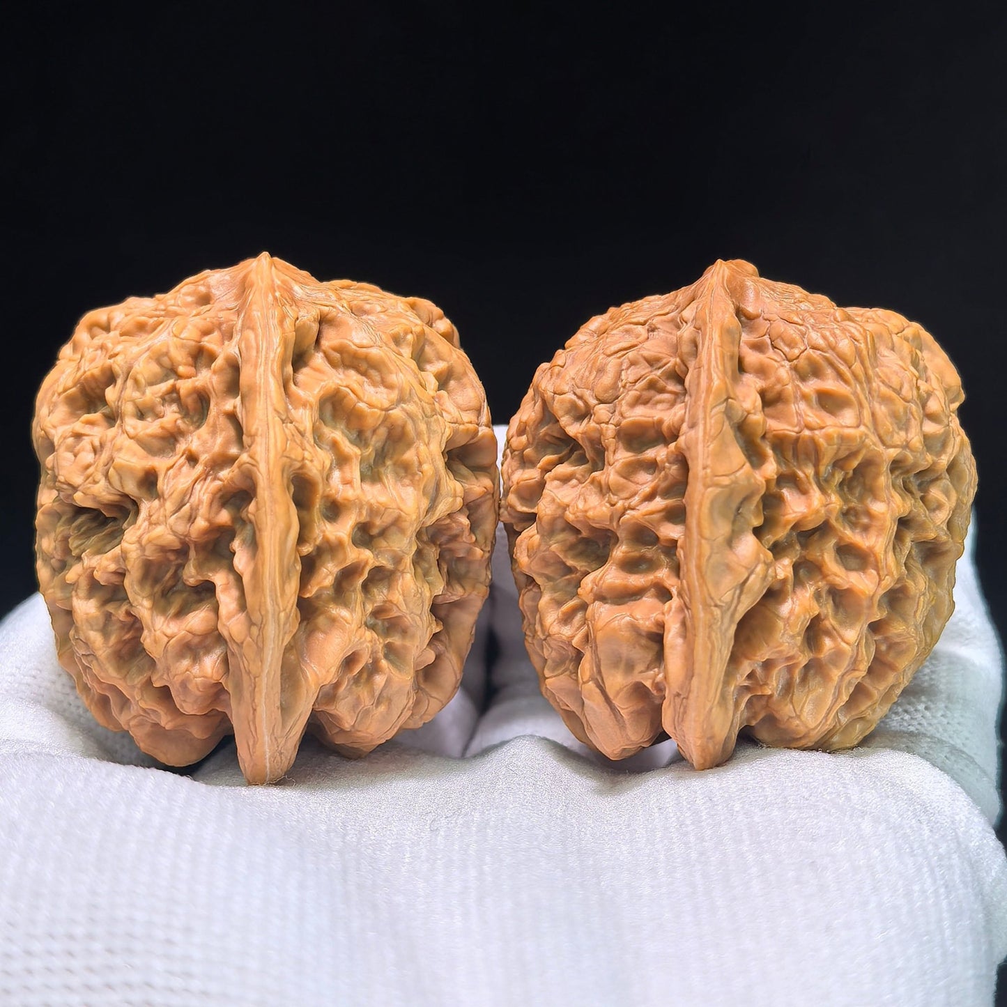 The "North China General's Shoulders" (Hua Bei Jiang Jun Pang) Pair | 43.0mm x 40.0mm | HBJJB-401 - ThePatinaProject