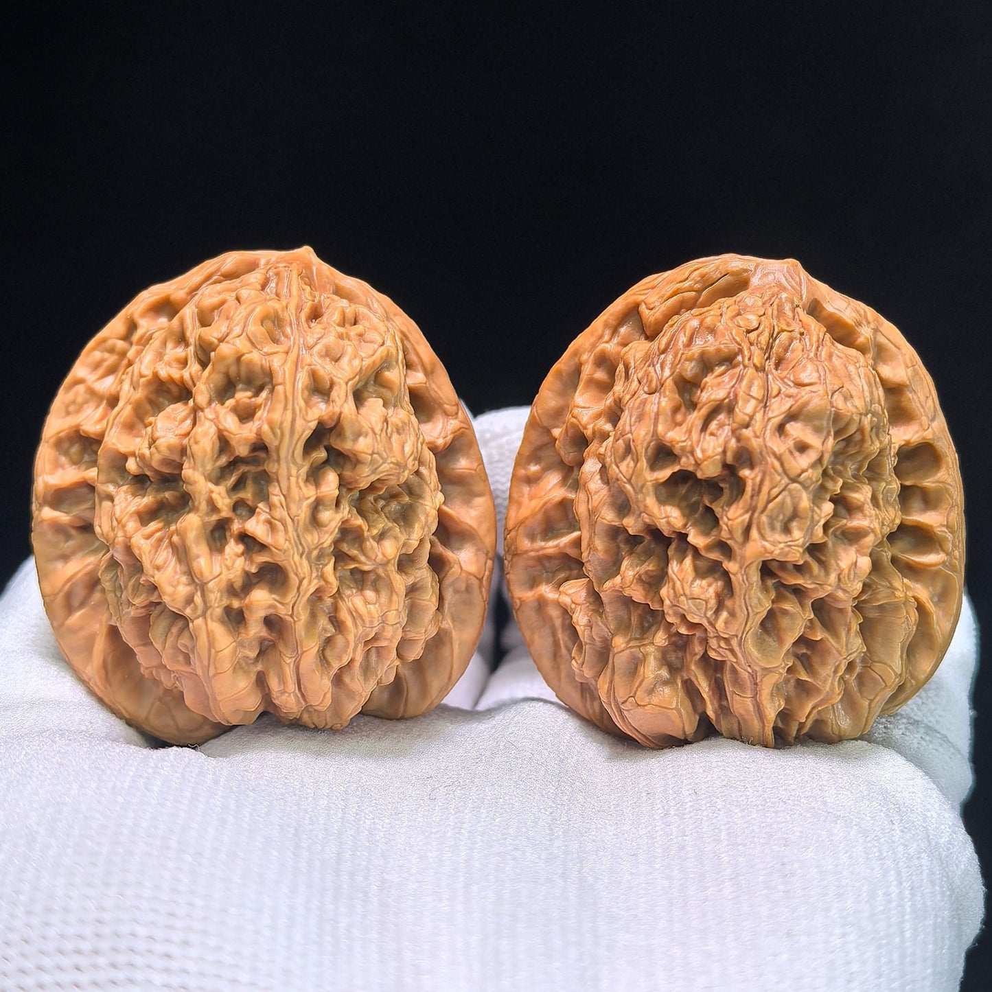The "North China General's Shoulders" (Hua Bei Jiang Jun Pang) Pair | 43.0mm x 40.0mm | HBJJB-401 - ThePatinaProject