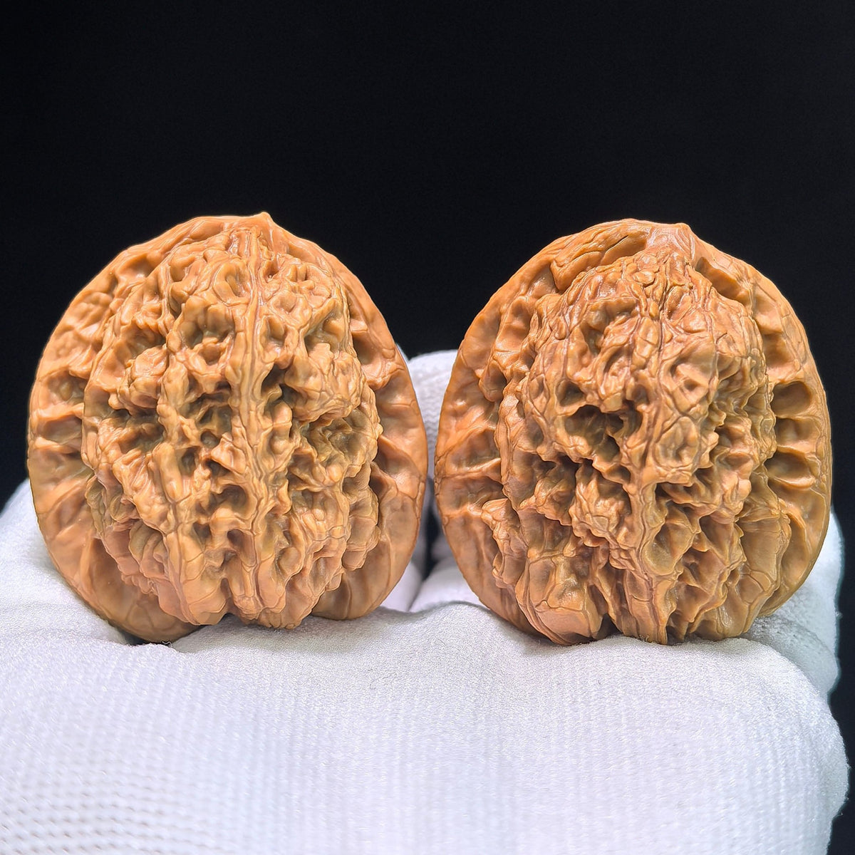 The "North China General's Shoulders" (Hua Bei Jiang Jun Pang) Pair | 43.0mm x 40.0mm | HBJJB-401 - ThePatinaProject