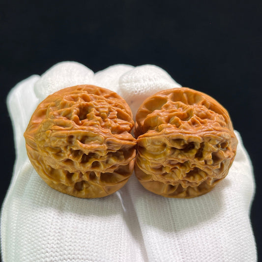 The "Nuwa Stone" (Nu Wa Shi) Pair | 37.0mm x 36.0mm | NWS-702 - ThePatinaProject
