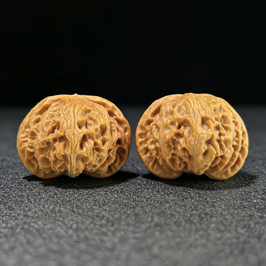 The "Palace Lantern" (Gong Deng) Balanced Wide-Belly Pair | 43.0mm x 42.0mm | GD-1002 - ThePatinaProject