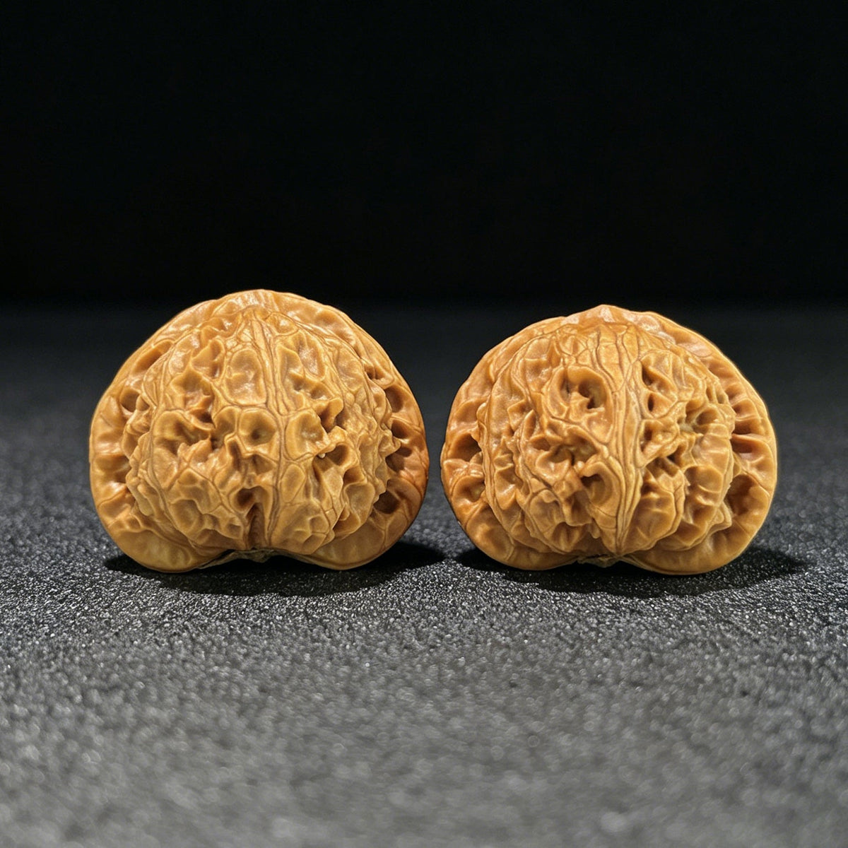 The "Palace Lantern" (Gong Deng) Traditional Symmetrical Lion Head Pair | 41.0mm x 38.0mm | GD-1001 - ThePatinaProject
